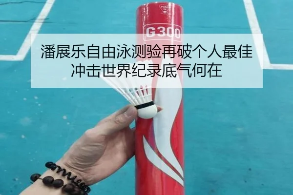 潘展乐自由泳测验再破个人最佳 冲击世界纪录底气何在